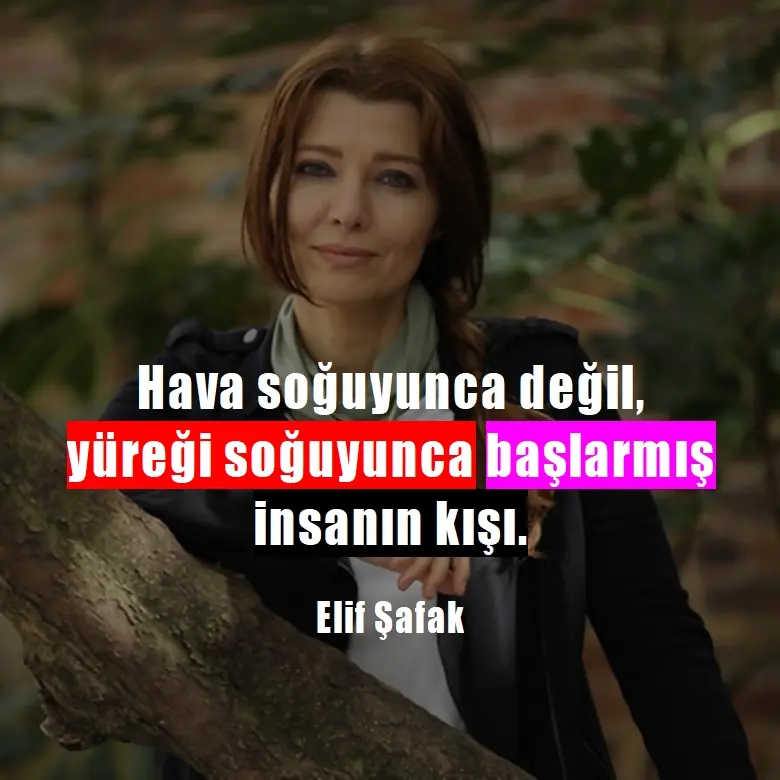 Elif Şafak sözleri