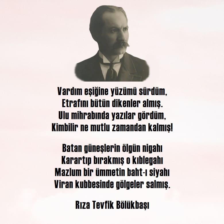 Rıza Tevfik Bölükbaşı şiirleri