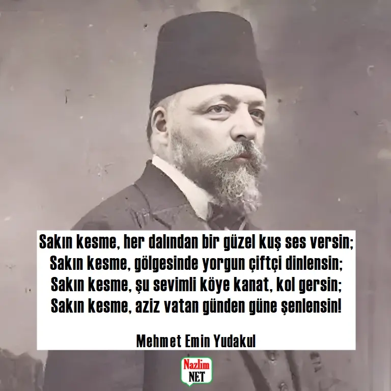 Mehmet Emin Yurdakul şiirleri